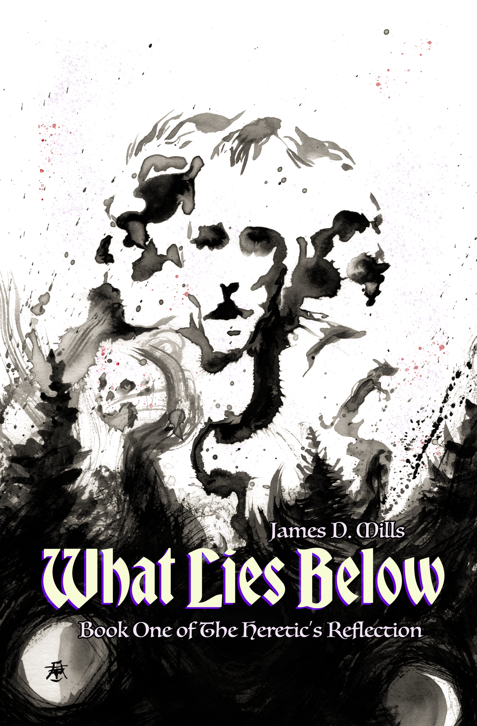 What Lies Below's cover, art by Kim Holm